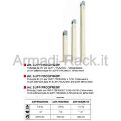 Prolunga 75 cm. per supp.proq4057, 5790 e 90150. finitura bianca