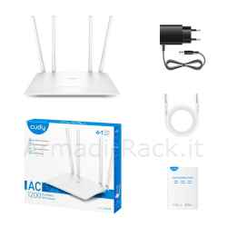 Router wi-fi mesh gigabit ac1200 con usb